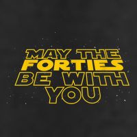 May the Forties Be With You Funny 40th Birthday Gift  Beanie