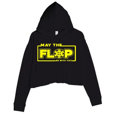 May The Flop Be With You Funny Holdem Poker Card Player Gift Crop Fleece Hoodie