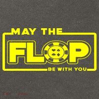 May The Flop Be With You Funny Holdem Poker Card Player Gift Cotton Canvas Backpack