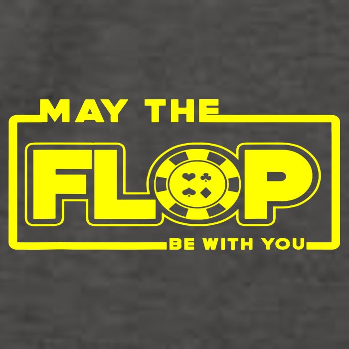 May The Flop Be With You Funny Holdem Poker Card Player Gift Vector Backpack