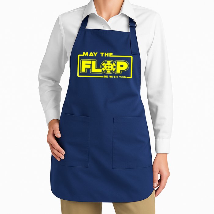 May The Flop Be With You Funny Holdem Poker Card Player Gift Apron