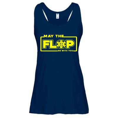 May The Flop Be With You Funny Holdem Poker Card Player Gift Ladies Essential Flowy Tank