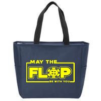 May The Flop Be With You Funny Holdem Poker Card Player Gift Zip Tote Bag