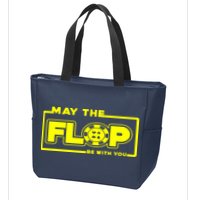May The Flop Be With You Funny Holdem Poker Card Player Gift Zip Tote Bag