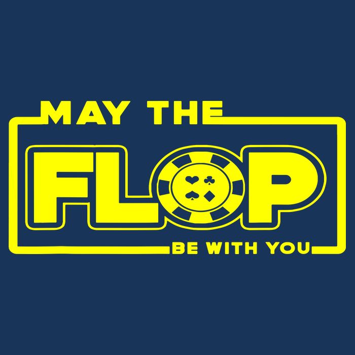 May The Flop Be With You Funny Holdem Poker Card Player Gift Zip Tote Bag