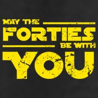 May The Forties Be With You Golf Towel