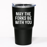 May The Forks Be With You Funny Thanksgiving Tumbler