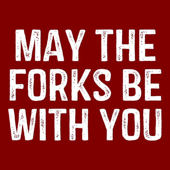 May The Forks Be With You Funny Thanksgiving T-Shirt