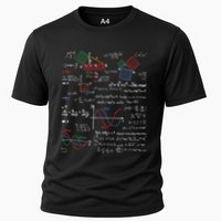 Math Teacher Formulas Cheat Sheet Cool Geek Nerd Cooling Performance Crew T-Shirt