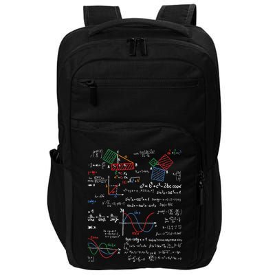 Math Teacher Formulas Cheat Sheet Cool Geek Nerd Impact Tech Backpack