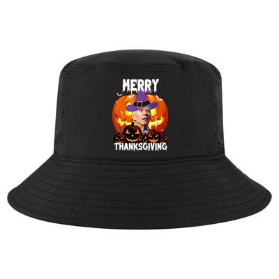 Merry Thanksgiving Funny Joe Biden Halloween Cool Comfort Performance Bucket Hat