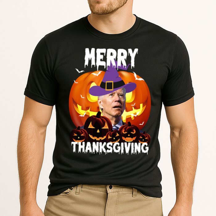 Merry Thanksgiving Funny Joe Biden Halloween Performance Shirt