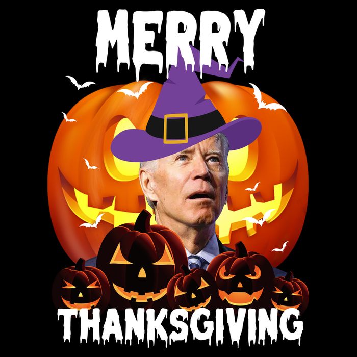 Merry Thanksgiving Funny Joe Biden Halloween Performance Shirt