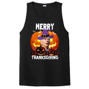 Merry Thanksgiving Funny Joe Biden Halloween PosiCharge Competitor Tank