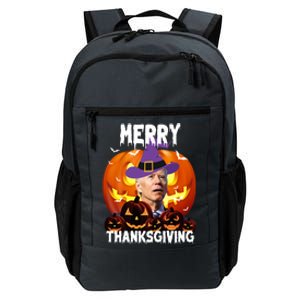 Merry Thanksgiving Funny Joe Biden Halloween Daily Commute Backpack