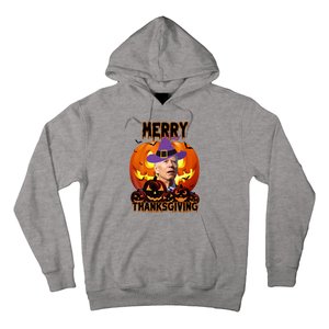 Merry Thanksgiving Funny Joe Biden Halloween Hoodie