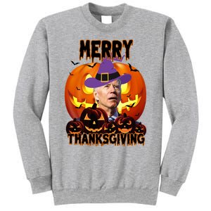 Merry Thanksgiving Funny Joe Biden Halloween Sweatshirt