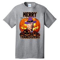 Merry Thanksgiving Funny Joe Biden Halloween Tall T-Shirt