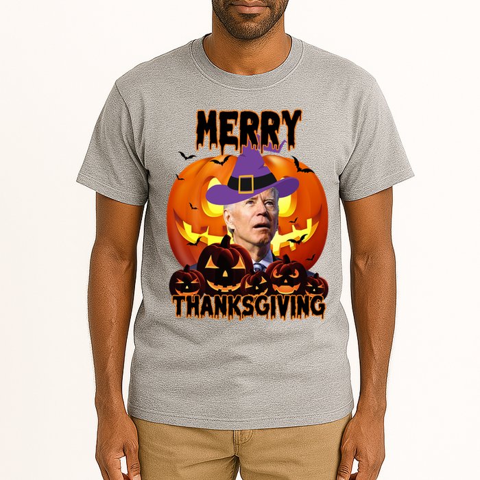 Merry Thanksgiving Funny Joe Biden Halloween Tall T-Shirt