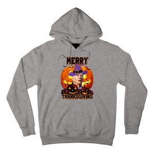 Merry Thanksgiving Funny Joe Biden Halloween Tall Hoodie