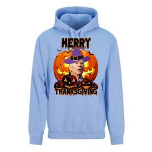 Merry Thanksgiving Funny Joe Biden Halloween Unisex Surf Hoodie