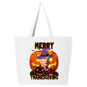 Merry Thanksgiving Funny Joe Biden Halloween 25L Jumbo Tote