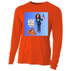 Mop The Floor With Him Kamala! Cooling Performance Long Sleeve Crew