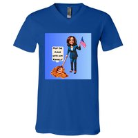 Mop The Floor With Him Kamala! V-Neck T-Shirt