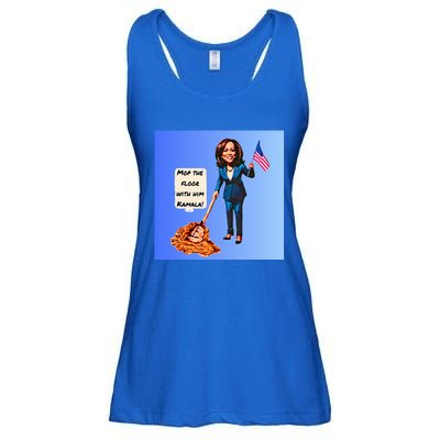 Mop The Floor With Him Kamala! Ladies Essential Flowy Tank