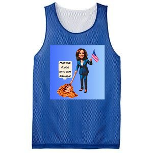 Mop The Floor With Him Kamala! Mesh Reversible Basketball Jersey Tank