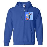 Mop The Floor With Him Kamala! Full Zip Hoodie