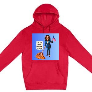 Mop The Floor With Him Kamala! Premium Pullover Hoodie