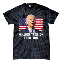 Million Trillion Fafillion Confused Biden Trump Debates 2024 Tie-Dye T-Shirt