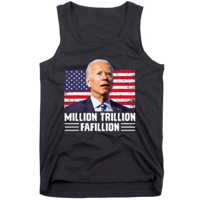 Million Trillion Fafillion Confused Biden Trump Debates 2024 Tank Top