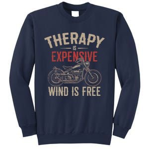 Motorcycle Therapy Funny Sweatshirt