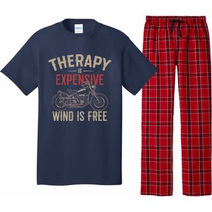 Motorcycle Therapy Funny Pajama Set