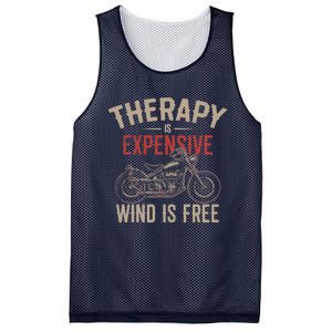 Motorcycle Therapy Funny Mesh Reversible Basketball Jersey Tank