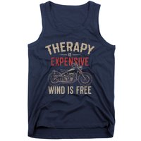 Motorcycle Therapy Funny Tank Top