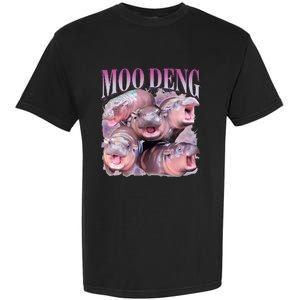 Moodeng The Famous Baby Pigmy Hippo Moodeng Garment-Dyed Heavyweight T-Shirt