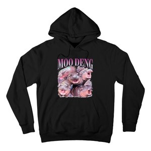 Moodeng The Famous Baby Pigmy Hippo Moodeng Hoodie