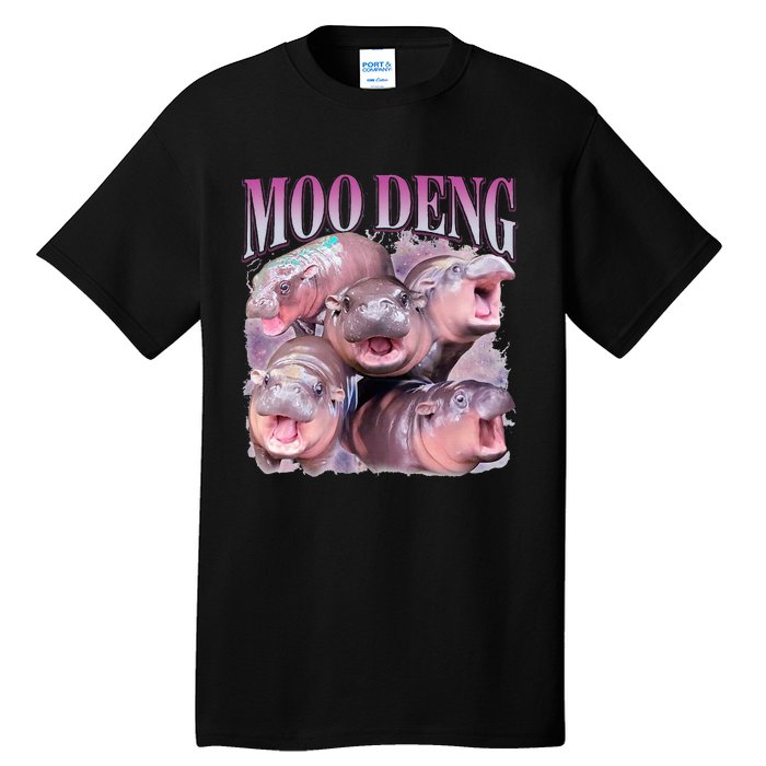 Moodeng The Famous Baby Pigmy Hippo Moodeng Tall T-Shirt