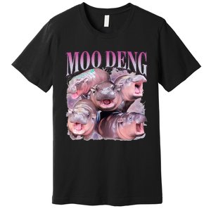 Moodeng The Famous Baby Pigmy Hippo Moodeng Premium T-Shirt