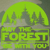 May The Forest Be With You Legacy Tie Dye Trucker Hat
