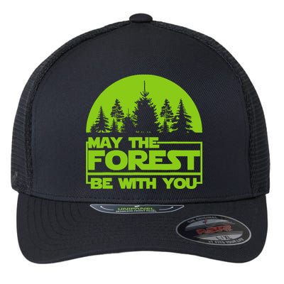 May The Forest Be With You Flexfit Unipanel Trucker Cap