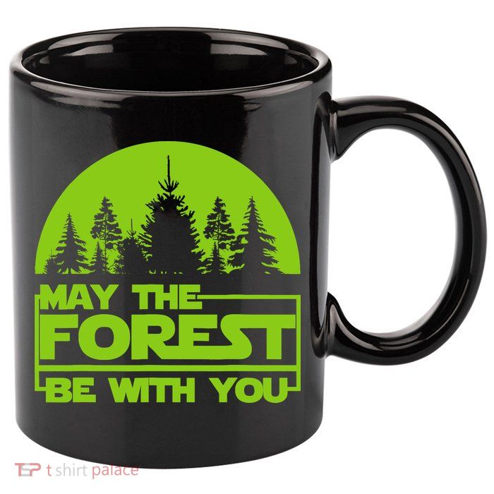 May The Forest Be With You 11oz C Handle Ceramic Mug