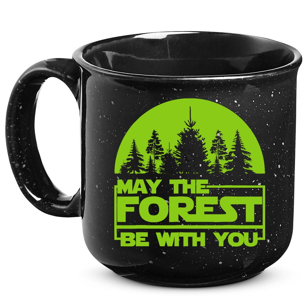 May The Forest Be With You 15oz Campfire Ceramic Mug