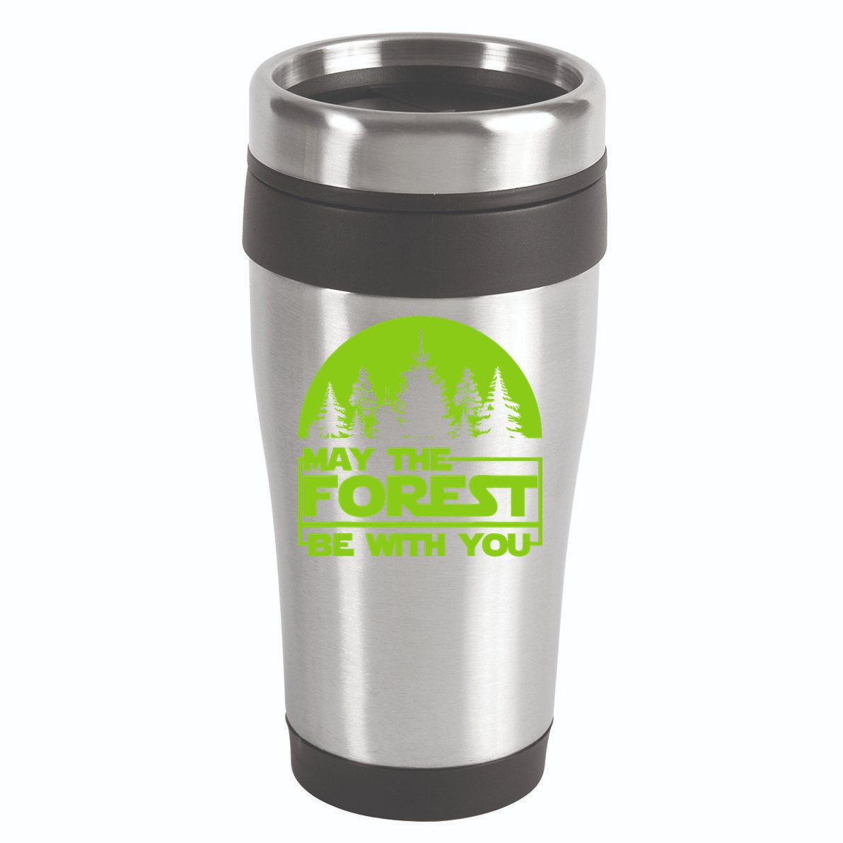 May The Forest Be With You 16oz Travel Tumbler