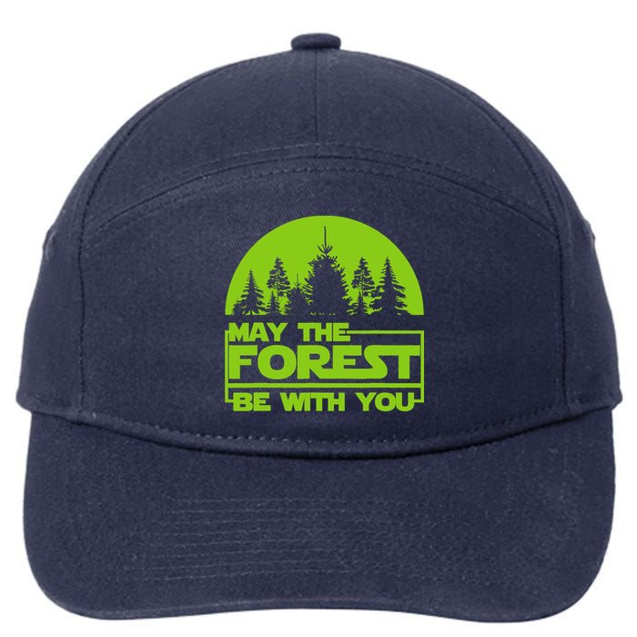 May The Forest Be With You 7-Panel Snapback Hat