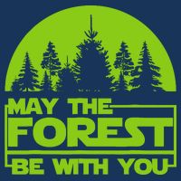 May The Forest Be With You 7-Panel Snapback Hat