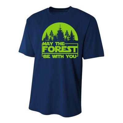 May The Forest Be With You Youth Performance Sprint T-Shirt